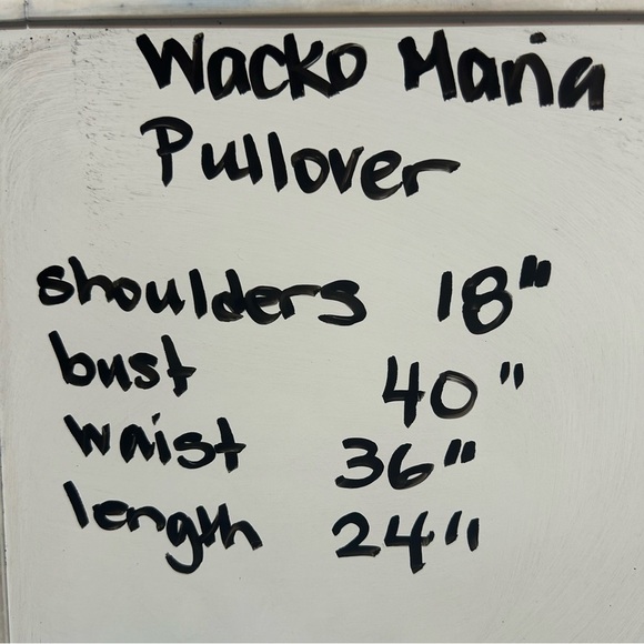 Wacko Maria Women’s Wool Pullover Sweater Intarsia Medium Fall Blue Medium - Picture 6 of 6